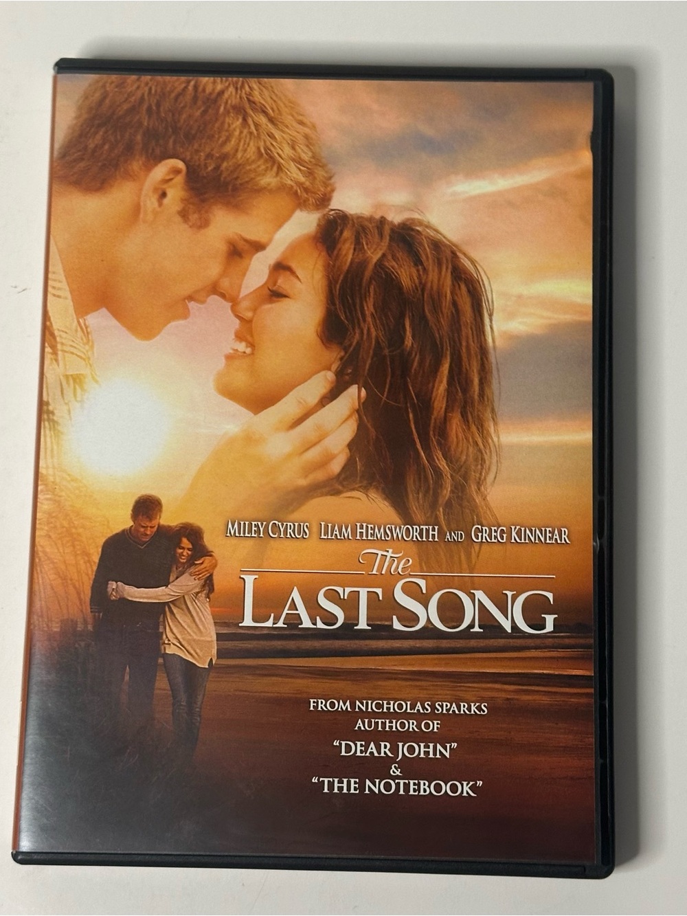 The Last Song DVD Miley Cyrus & Liam Hemsworth Based On Nicholas Sparks Novel